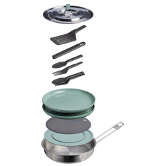 The Wildfare Core Fry Pan Cookset 12-piece set | 1 QT